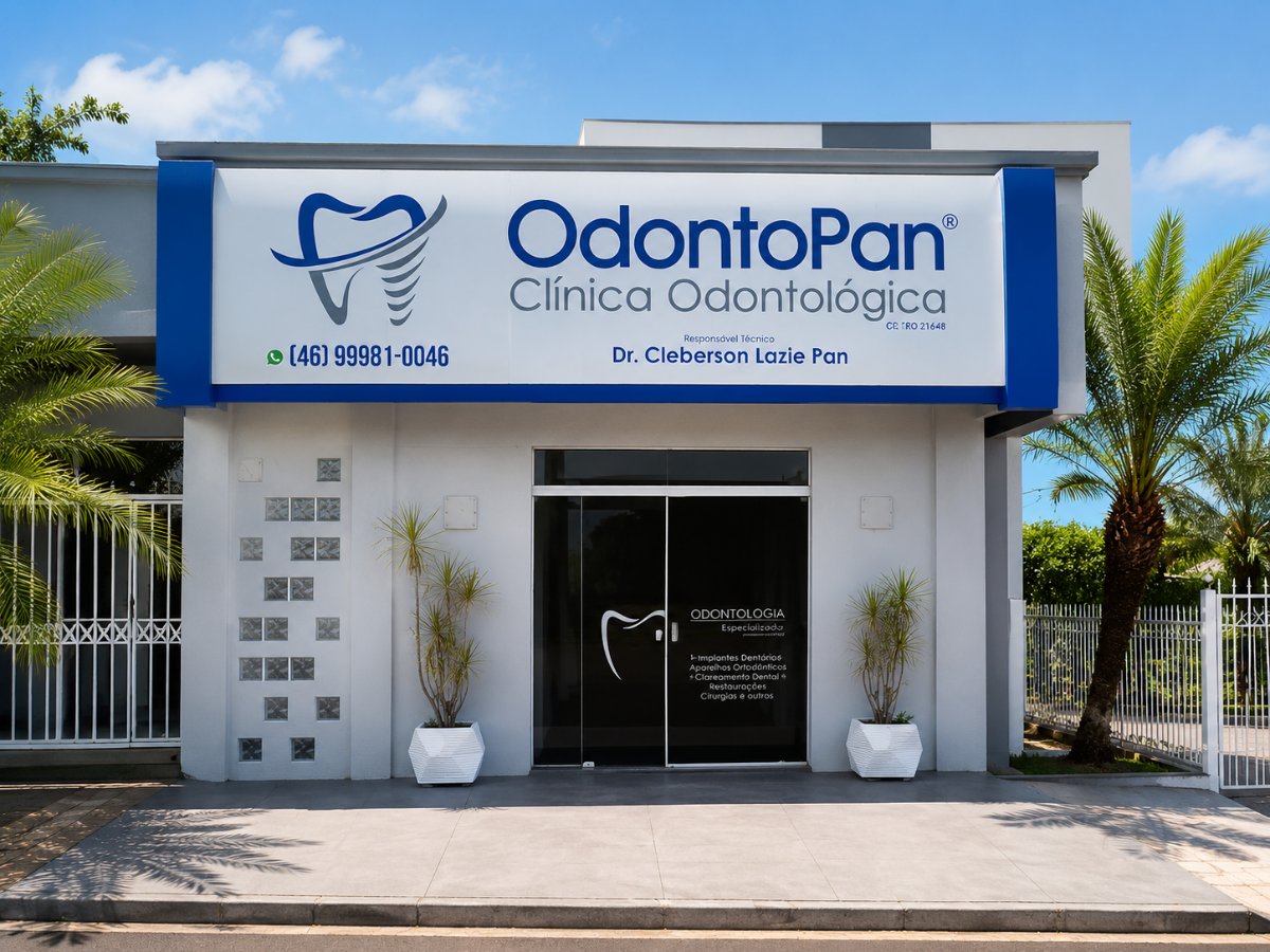 Fachada da unidade OdontoPan Chopinzinho